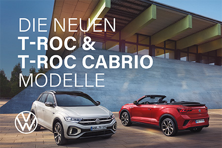 Die neuen T-Roc & T-Roc Cabrio Modelle