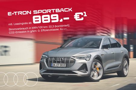 Audi e-tron Sportback Lagerwagen