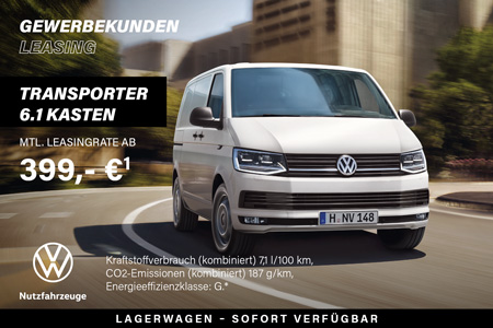 VW NFZ Transporter 6.1 Kasten Geschäftsleasing