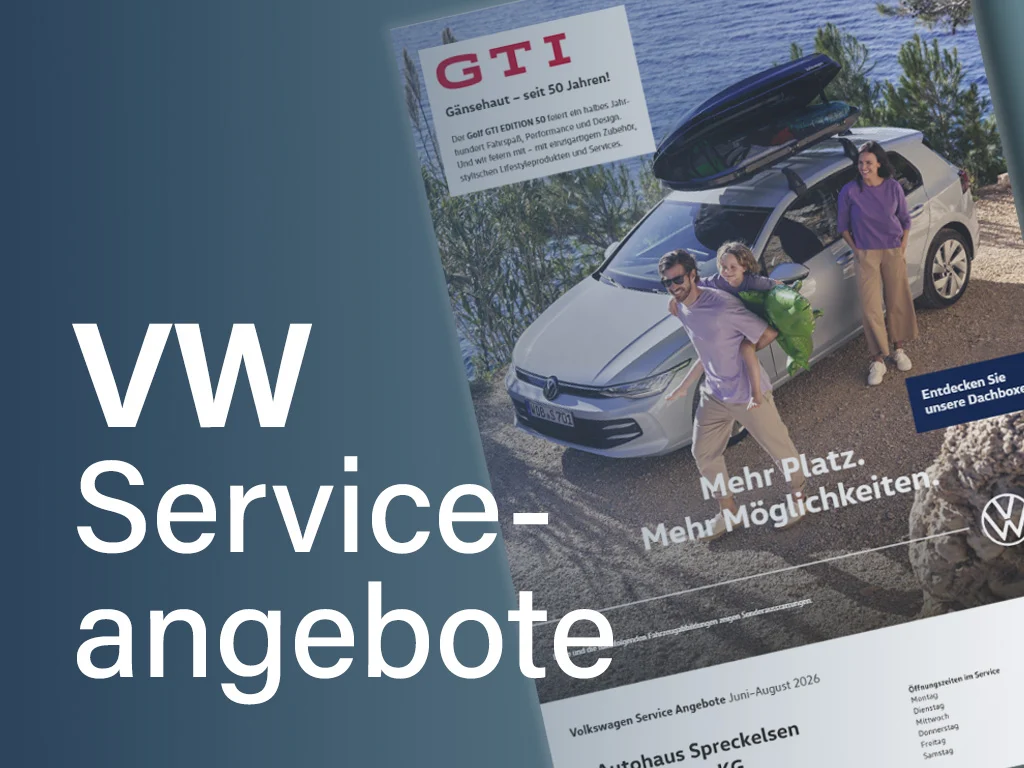 AH Spreckelsen Flipbook VW Serviceangebote